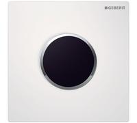 Ge Ur-Strg. Avec Électronique Spülausl. sur Courant Type 10 Blanc/ Glanzchrom/