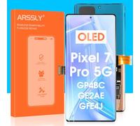 GE2AE Écran tactile de rechange OLED pour Google Pixel 7 Pro 5G Écran LCD GP4BC avec outils (6,7", non compatible avec Pixel 7)