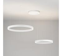 GEA LUCE CRISEIDE Suspension à 2 sources lumineuses en décalage, LED, CRISEIDE SS/2DB,