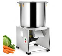 Geacdvre Hachoir Légumes Électrique Professionnel - Processeur Aliments Volailles, Broyeur Élevage 4 Lames 3500 TR/Min, Broyeur Acier pour Nourriture Bétail Et Légumes, Équipement Agricole(1000W)