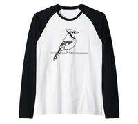 Geai Bleu Dessin Au Trait Ornithologue Manche Raglan