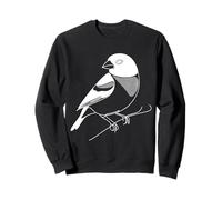 Geai Bleu Linéaire Ornithologue Sweatshirt