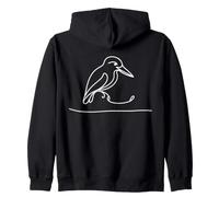 Geai des pins Linéaire Ornithologue Sweat à Capuche