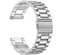 GEAK Bracelet de montre de 24 mm compatible avec Suunto 7, Suunto 9 Baro/D5/Spartan Sport, Ticwatch Pro 5/Fossil Q Machine Hybride, boucle de rechange réglable en acier inoxydable à dégagement rapide