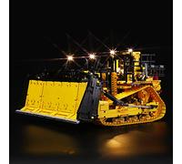 GEAMENT Jeu De Lumières Compatible avec Lego App-Controlled Cat D11 Bulldozer - Kit D'éclairage LED pour Technic 42131 (Modèle de Bloc non Inclus)