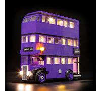 GEAMENT Jeu De Lumières Compatible avec Lego Aventure en Magicobus (Knight Bus Adventure) 76446 (Modèle de Bloc Non Inclus)