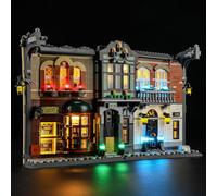 GEAMENT Jeu De Lumières Compatible avec Lego Book Nook : Sherlock Holmes Icons 10351 (Modèle de Bloc Non Inclus)