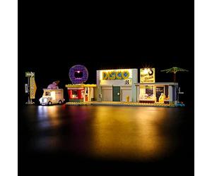 GEAMENT Jeu De Lumières Compatible avec Lego BTS Dynamite - Kit D'éclairage LED pour Ideas 21339 (Modèle de Bloc Non Inclus)