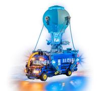 GEAMENT Jeu De Lumières Compatible avec Lego Bus de Combat (Battle Bus) Fortnite 77073 (Modèle de Bloc Non Inclus)