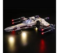 GEAMENT Jeu De Lumières Compatible avec Lego Chasseur stellaire X-Wing Starfighter - Kit D'éclairage LED pour Star Wars 75218 (Modèle de Bloc Non Inclus)