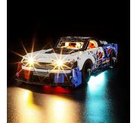 GEAMENT Jeu De Lumières Compatible avec Lego Chevrolet Camaro ZL1 NASCAR Next Gen (NASCAR Next Gen Chevrolet Camaro ZL1) - Kit D'éclairage LED pour Technic 42153 (Modèle de Bloc Non Inclus)