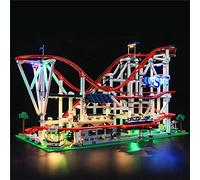GEAMENT Jeu De Lumières Compatible avec Lego Confidential (Roller Coaster) - Kit D'éclairage LED pour Creator 10261 (Modèle de Bloc Non Inclus)