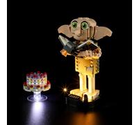 GEAMENT Jeu De Lumières Compatible avec Lego Dobby l’Elfe de Maison (The House Elf) 76421 (Modèle de Bloc Non Inclus)