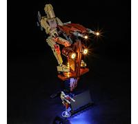 GEAMENT Jeu De Lumières Compatible avec Lego Droïde de Combat sur Son STAP (Battle Droid with STAP) 75428 (Modèle de Bloc Non Inclus)