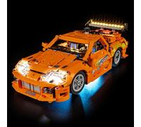GEAMENT Jeu De Lumières Compatible avec Lego Fast and Furious Toyota Supra MK4 Technic 42204 (Modèle de Bloc Non Inclus)