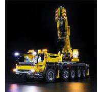 GEAMENT Jeu De Lumières Compatible avec Lego Grue Mobile MK II (Mobile Crane MK II) - Kit D'éclairage LED pour Technic 42009 (Modèle de Bloc Non Inclus)