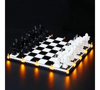 GEAMENT Jeu De Lumières Compatible avec Lego Harry Potter Jeu d'échecs de Sorcier Poudlard (Hogwarts Wizard’s Chess) - Kit D'éclairage pour Harry Potter 76392 (Modèle de Bloc Non Inclus)