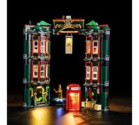 GEAMENT Jeu De Lumières Compatible avec Lego Harry Potter Le Ministère de la Magie (The Ministry of Magic) - Kit D'éclairage LED pour 76403 (Modèle de Bloc Non Inclus)
