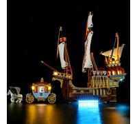 GEAMENT Jeu De Lumières Compatible avec Lego Harry Potter Le Tournoi des Trois Sorciers l’arrivée - Kit D'éclairage LED pour 76440 (Modèle de Bloc Non Inclus)