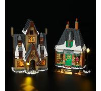 GEAMENT Jeu De Lumières Compatible avec Lego Harry Potter Visite du Village de Pré-au-Lard Edition 20ème (Hogsmeade Village Visit) - Kit D'éclairage pour 76388 (Modèle de Bloc Non Inclus)