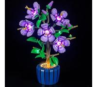 GEAMENT Jeu De Lumières Compatible avec Lego Hibiscus Botanical Collection 10372 (Modèle de Bloc Non Inclus)