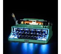 GEAMENT Jeu De Lumières Compatible avec Lego Ideas Typewriter - Kit D'éclairage LED pour Ideas 21327 (Modèle de Bloc Non Inclus)
