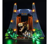 GEAMENT Jeu De Lumières Compatible avec Lego (Jurassic Park:T.Rex Rampage) - Kit D'éclairage LED pour Jurassic World 75936 (Modèle de Bloc Non Inclus)