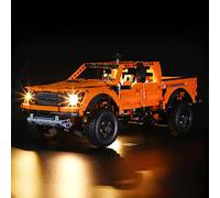 GEAMENT Jeu De Lumières Compatible avec Lego Kit Ford F-150 Raptor - Kit D'éclairage LED pour Technic 42126 (Modèle de Bloc Non Inclus)