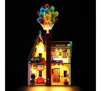 GEAMENT Jeu De Lumières Compatible avec Lego La Maison de Là-Haut (Up House) - Kit D'éclairage LED pour Disney 43217 (Modèle de Bloc Non Inclus)
