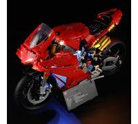 GEAMENT Jeu De Lumières Compatible avec Lego La Moto Ducati Panigale V4 S Technic 42202 (Modèle de Bloc Non Inclus)