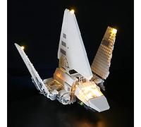 GEAMENT Jeu De Lumières Compatible avec Lego La Navette Impériale (Imperial Shuttle) - Kit D'éclairage LED pour Star Wars 75302 (Modèle de Bloc Non Inclus)