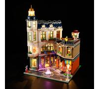 GEAMENT Jeu De Lumières Compatible avec Lego La Rue commerçante 11371 | Compatible avec Icons Shopping Street (Modèle de bloc non inclus)