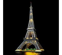GEAMENT Jeu De Lumières Compatible avec Lego La Tour Eiffe (Eiffel Tower) - Kit D'éclairage LED pour Icons l 10307 (Modèle de Bloc Non Inclus)