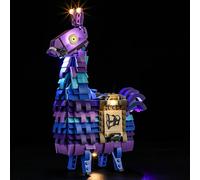 GEAMENT Jeu De Lumières Compatible avec Lego Lama de ravitaillement (Supply Llama) Fortnite 77071 (Modèle de Bloc Non Inclus)