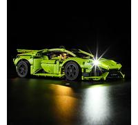 GEAMENT Jeu De Lumières Compatible avec Lego Lamborghini Huracán(Huracan) Tecnica - Kit D'éclairage LED pour Technic 42161 (Modèle de Bloc Non Inclus)
