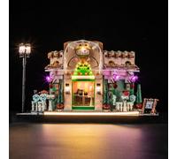 GEAMENT Jeu De Lumières Compatible avec Lego Le café français (French Café) Icons 10362 (Modèle de Bloc Non Inclus)