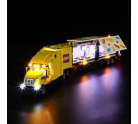 GEAMENT Jeu De Lumières Compatible avec Lego Le Camion de Livraison Jaune - Kit D'éclairage LED pour City 60440 (Modèle de Bloc Non Inclus)