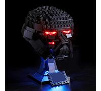 GEAMENT Jeu De Lumières Compatible avec Lego Le Casque du Dark Trooper - Kit D'éclairage LED pour Star Wars 75343 (Modèle de Bloc Non Inclus)