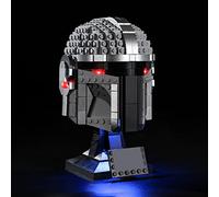 GEAMENT Jeu De Lumières Compatible avec Lego Le Casque du Mandalorien - Kit D'éclairage LED pour Star Wars 75328 (Modèle de Bloc Non Inclus)