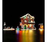 GEAMENT Jeu De Lumières Compatible avec Lego Le Chalet Alpin (Alpine Lodge) - Kit D'éclairage LED pour Icons 10325 (Modèle de Bloc Non Inclus)