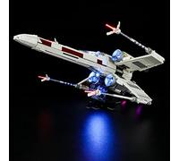 GEAMENT Jeu De Lumières Compatible avec Lego Le Chasseur X-Wing (X-Wing Starfighter) - Kit D'éclairage LED pour Star Wars 75355 (Modèle de Bloc Non Inclus)