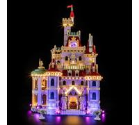 GEAMENT Jeu De Lumières Compatible avec Lego Le château de La Belle et la Bête (Beauty and The Beast Castle) 43263 (Modèle de Bloc Non Inclus)
