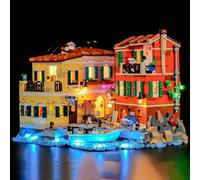 GEAMENT Jeu De Lumières Compatible avec Lego Riviera Italienne Ideas 21359 (Modèle de Bloc Non Inclus)