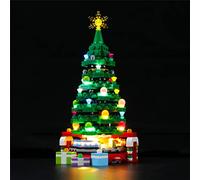 GEAMENT Jeu De Lumières Compatible avec Lego Sapin de Noël (Christmas Tree) - Kit D'éclairage LED pour Creator 40338 (Modèle de Bloc Non Inclus)