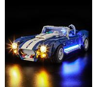 GEAMENT Jeu De Lumières Compatible avec Lego Shelby Cobra 427 S/C Icons 10357 (Modèle de Bloc Non Inclus)