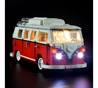 GEAMENT Jeu De Lumières Compatible avec LEGO T1 Camper Van - Kit D'éclairage LED pour Creator 10220 (Modèle de Bloc Non Inclus)