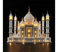 GEAMENT Jeu De Lumières Compatible avec Lego Taj Mahal - Kit D'éclairage LED pour Creator 10256 (Modèle de Bloc Non Inclus)