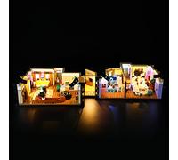 GEAMENT Jeu De Lumières Compatible avec Lego The Friends Apartments - Kit D'éclairage LED pour Creator 10292 (Modèle de Bloc Non Inclus)