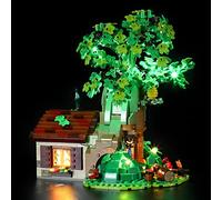GEAMENT Jeu De Lumières Compatible avec Lego Winnie Puh (Winnie The Pooh) - Kit D'éclairage LED pour Disney 21326 (Modèle de Bloc Non Inclus)
