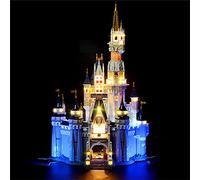GEAMENT Jeu De Lumières LED Compatible avec Lego 71040 Disney Castle Édition 2016 - Kit D'éclairage pour 71040 (Modèle de Bloc Non Inclus)